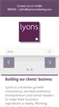 Mobile Screenshot of lyonsmarketing.com